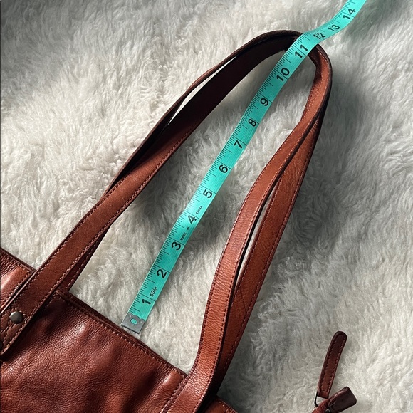 Vilenca Hollland Brown Leather dual handle Tote Bag with braid detail - Picture 10 of 14